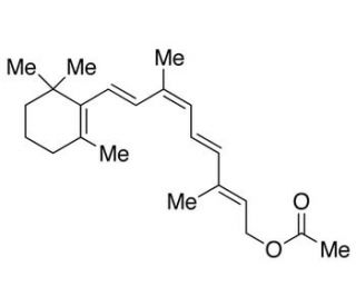 9-cis Retinol Acetate (CAS 29584-22-3) - chemical structure image