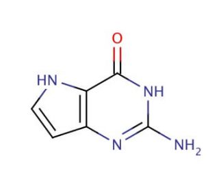 9-Deazaguanine (CAS 65996-58-9) - chemical structure image