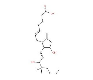 9-deoxy-9-methylene-16,16-dimethyl Prostaglandin E2 (CAS 61263-35-2) - chemical structure image