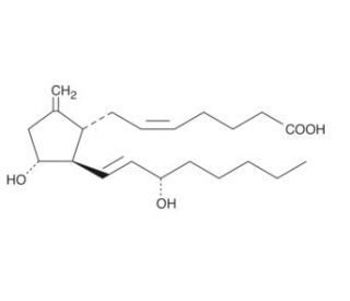 9-deoxy-9-methylene Prostaglandin E2 (CAS 61263-32-9) - chemical structure image