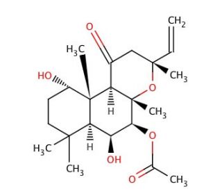 9-Deoxyforskolin from Coleus forskohlii (CAS 84048-28-2) - chemical structure image