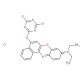 9-Diethylamino-5-(4,6-dichloro-s-triazinyl)-9H-benzo[a]phenoxazine Chloride (CAS 28249-90-3) - chemical structure image