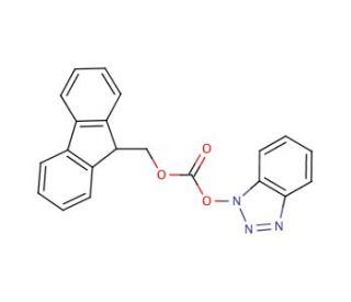 9-Fluorenylmethyl 1-benzotriazolyl carbonate (CAS 82911-71-5) - chemical structure image