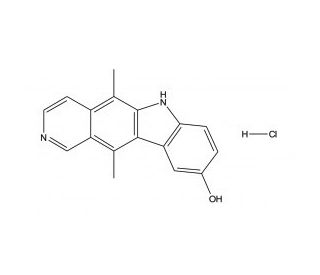 9-Hydroxyellipticine, Hydrochloride (CAS 52238-35-4) - chemical structure image