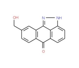 9-Hydroxymethyl-2H-dibenzo[cd,g]indazole-6-one (CAS 1076198-26-9) - chemical structure image