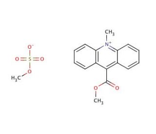 9-(Methoxycarbonyl)-10-methylacridinium Methyl Sulfate (CAS 5132-82-1) - chemical structure image
