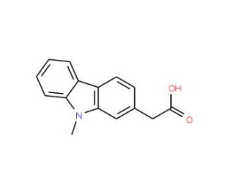 (9-Methyl-9H-carbazol-2-yl)-acetic acid - chemical structure image