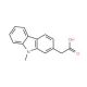 (9-Methyl-9H-carbazol-2-yl)-acetic acid - chemical structure image
