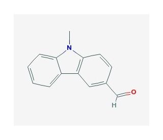 9-Methyl-9H-carbazole-3-carbaldehyde (CAS 21240-56-2) - chemical structure image