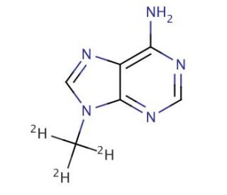 9-Methyl-d3 Adenine (CAS 130859-46-0) - chemical structure image