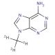 9-Methyl-d3 Adenine (CAS 130859-46-0) - chemical structure image