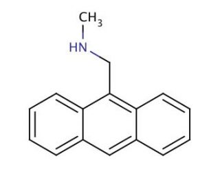 9-(Methylaminomethyl)anthracene (CAS 73356-19-1) - chemical structure image