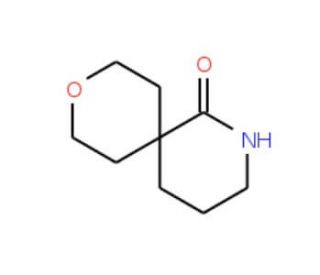 9-oxa-2-azaspiro[5.5]undecan-1-one (CAS 1185320-34-6) - chemical structure image