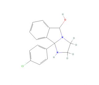 9b-(4-Chlorophenyl)-2,3,5,9b-tetrahydro-1H-imidazo[2,1-a]isoindol-5-ol-d4 (CAS 26800-10-2) - chemical structure image