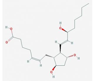 9&beta;,11&alpha;-Prostaglandin F2 (CAS 4510-16-1) - chemical structure image