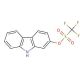 9H-Carbazol-2-yl trifluoromethanesulfonate (CAS 870703-52-9) - chemical structure image