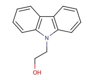 9H-Carbazole-9-ethanol (CAS 1484-14-6) - chemical structure image