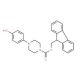 9H-Fluoren-9-ylmethyl 4-(4-hydroxyphenyl)-tetrahydro-1(2H)-pyrazinecarboxylate - chemical structure image