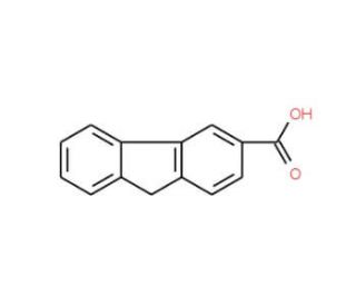 9H-fluorene-3-carboxylic acid (CAS 92151-76-3) - chemical structure image