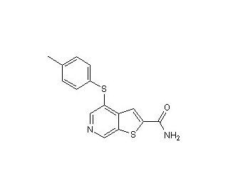 A 205804 (CAS 251992-66-2) - chemical structure image