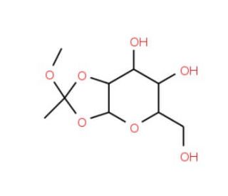 a-D-Galactopyranose 1,2-(methyl orthoacetate (CAS 138196-19-7) - chemical structure image
