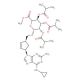 Abacavir 5′-(2,3,4-Tri-O-isobytyryl)-β-D-glucuronic Acid Methyl Ester - chemical structure image