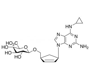 Abacavir 5&prime;-&beta;-D-Glucuronide (CAS 384329-76-4) - chemical structure image