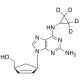 Abacavir-d4 (CAS 1217731-56-0) - chemical structure image