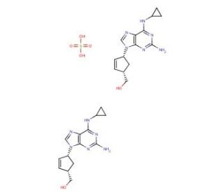 Abacavir Sulfate (CAS 188062-50-2) - chemical structure image
