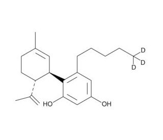 Abnormal Cannabidiol-d3 - chemical structure image