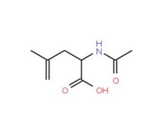 Ac-4,5-dehydro-L-leucine (CAS 88547-24-4) - chemical structure image