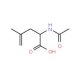 Ac-4,5-dehydro-L-leucine (CAS 88547-24-4) - chemical structure image