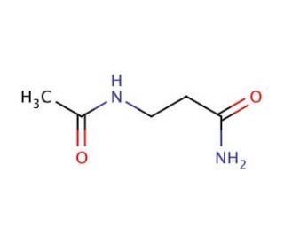 Ac-beta-Ala-NH2 (CAS 15962-47-7) - chemical structure image