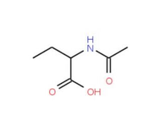 Ac-D-alpha-aminobutyric acid (CAS 34271-27-7) - chemical structure image