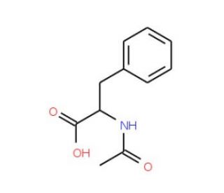 Ac-D-Phe-OH (CAS 10172-89-1) - chemical structure image