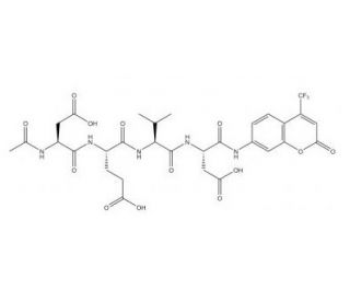 Ac-DEVD-AFC (CAS 201608-14-2) - chemical structure image