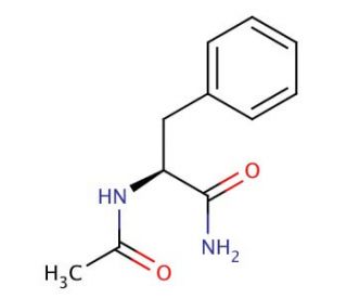 Ac-L-Phe-NH2 (CAS 7376-90-1) - chemical structure image
