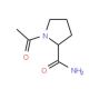 Ac-L-Pro-NH2 (CAS 16395-58-7) - chemical structure image