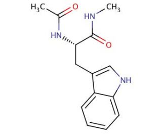 Ac-L-Trp-NHMe (CAS 6367-17-5) - chemical structure image