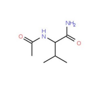 Ac-L-Val-NH2 (CAS 37933-88-3) - chemical structure image