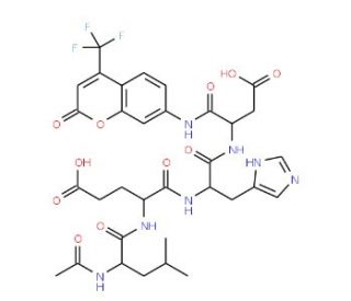 Ac-LEHD-AFC (CAS 210345-03-2) - chemical structure image