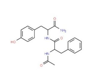 Ac-Phe-Tyr-NH2 (CAS 19361-52-5) - chemical structure image