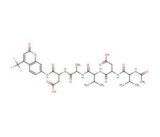 Ac-VDVAD-AFC (CAS 210344-94-8) - chemical structure image