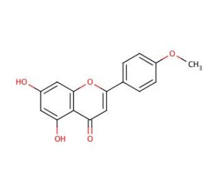 Acacetin (CAS 480-44-4) - chemical structure image