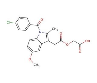 Acemetacin (CAS 53164-05-9) - chemical structure image
