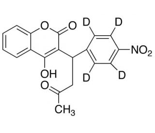 Acenocoumarol-d4 (CAS 1185071-64-0) - chemical structure image