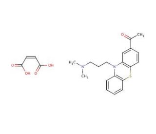 Acepromazine Maleate (CAS 3598-37-6) - chemical structure image