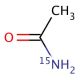 Acetamide-15N (CAS 1449-72-5) - chemical structure image