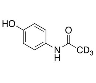 Acetaminophen-d3 (CAS 60902-28-5) - chemical structure image
