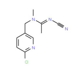 Acetamiprid (CAS 135410-20-7) - chemical structure image